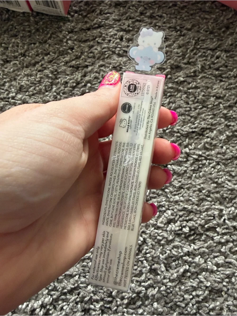The Crème Shop Hello Kitty BT21 Velvet Lip Stain Limited Edition